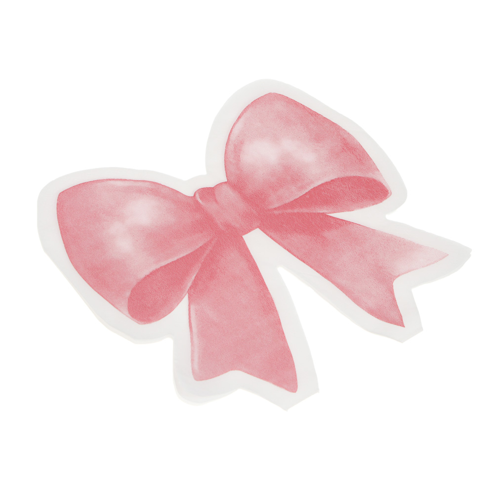 Набор салфеток бумажных "Бант", бумага, 20 шт, 13x14 см, арт.№ 530-458