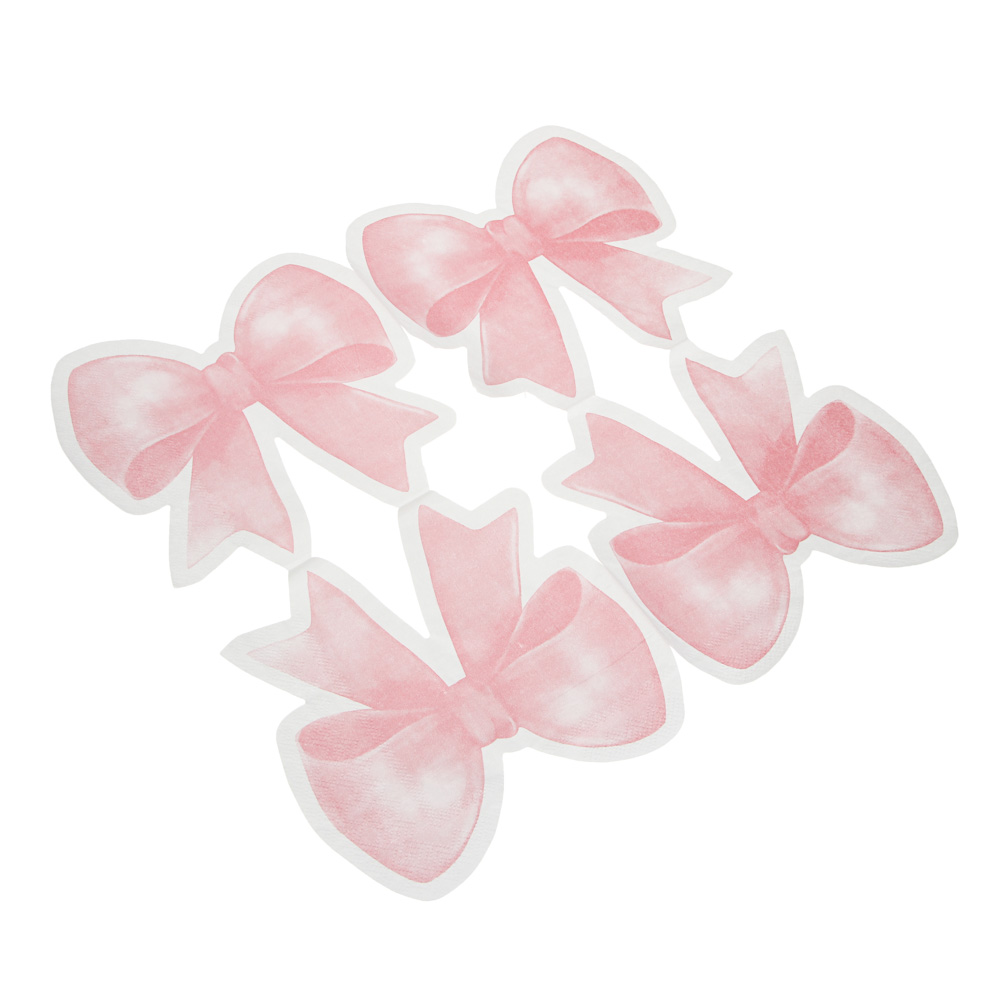 Набор салфеток бумажных "Бант", бумага, 20 шт, 13x14 см, арт.№ 530-458