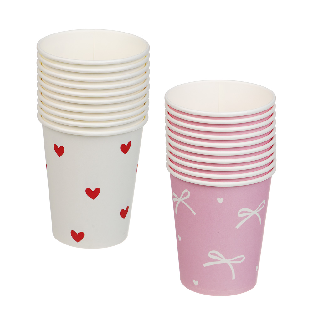 Набор стаканов бумажных тм Fntastic, 7,5x8,7x5,3см,10 шт, 2 дизайна, арт.№ 530-459