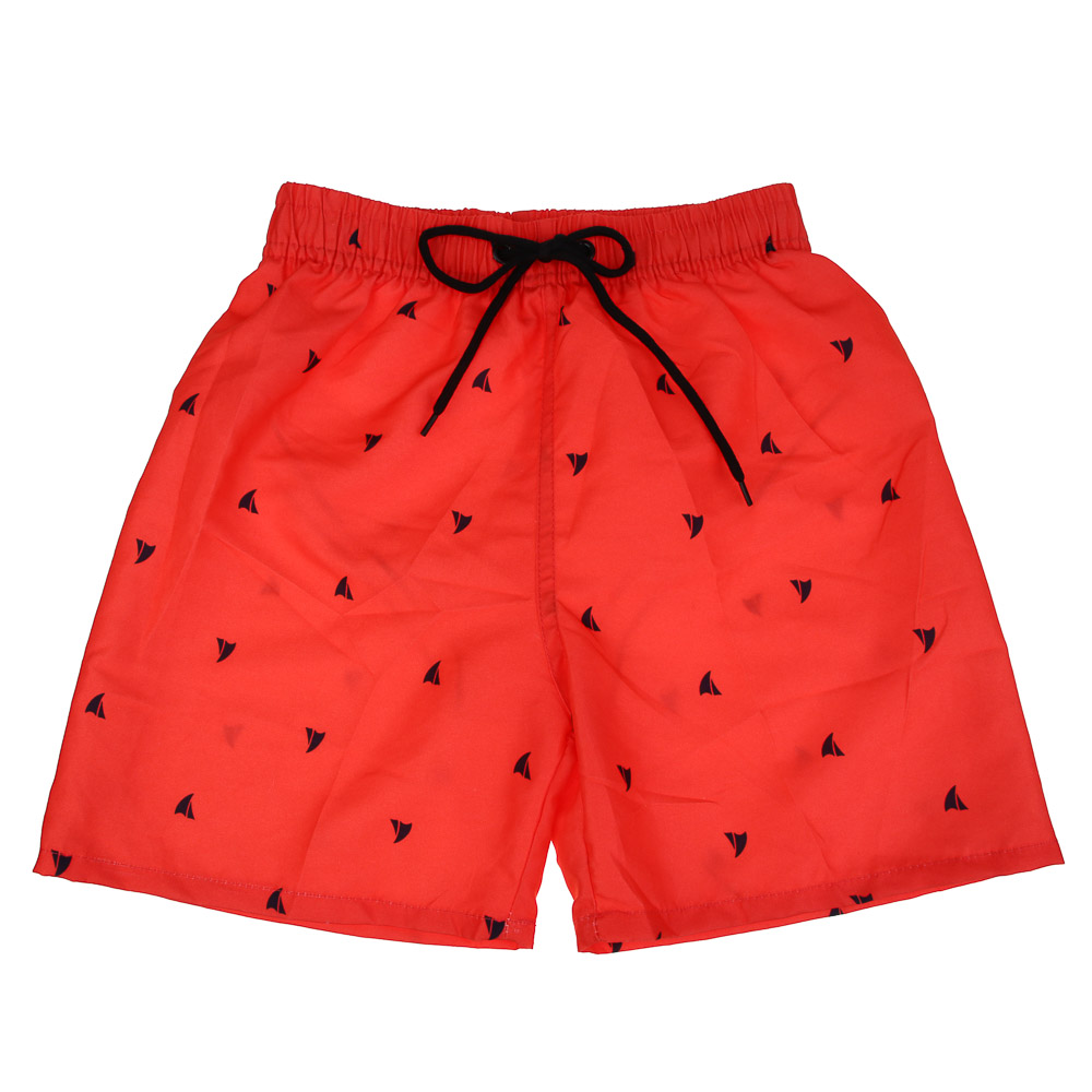 GALANTE Шорты купальные для мальчиков, 100% полиэстер, р. 134-140, цвет красный, арт.№ 331-295