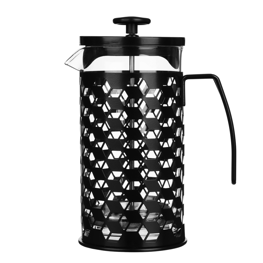 SATOSHI Нера Френч-пресс 600мл, жаропрочное стекло, нерж.сталь, арт.№ 850-002