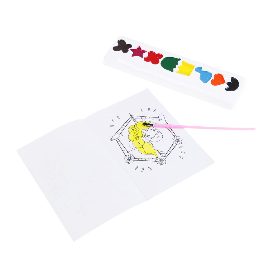 ХОББИХИТ Набор для творчества "Веселые картинки", РР, бумага, PVC, 31,4х31,7х1,7см, 2 дизайна, арт.№ 284-003