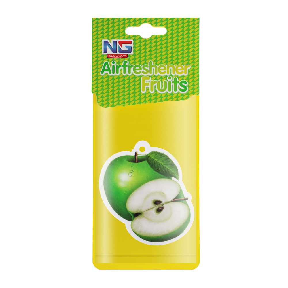 NEW GALAXY Ароматизатор бумажный "Фрукты", 4,2гр., дисплей 80 штук, цена за 1шт, арт.№ 794-531