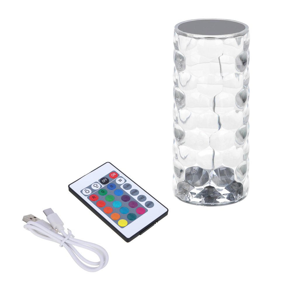 Светильник LED, USB, акрил, 8х18см, арт.№ 695-019