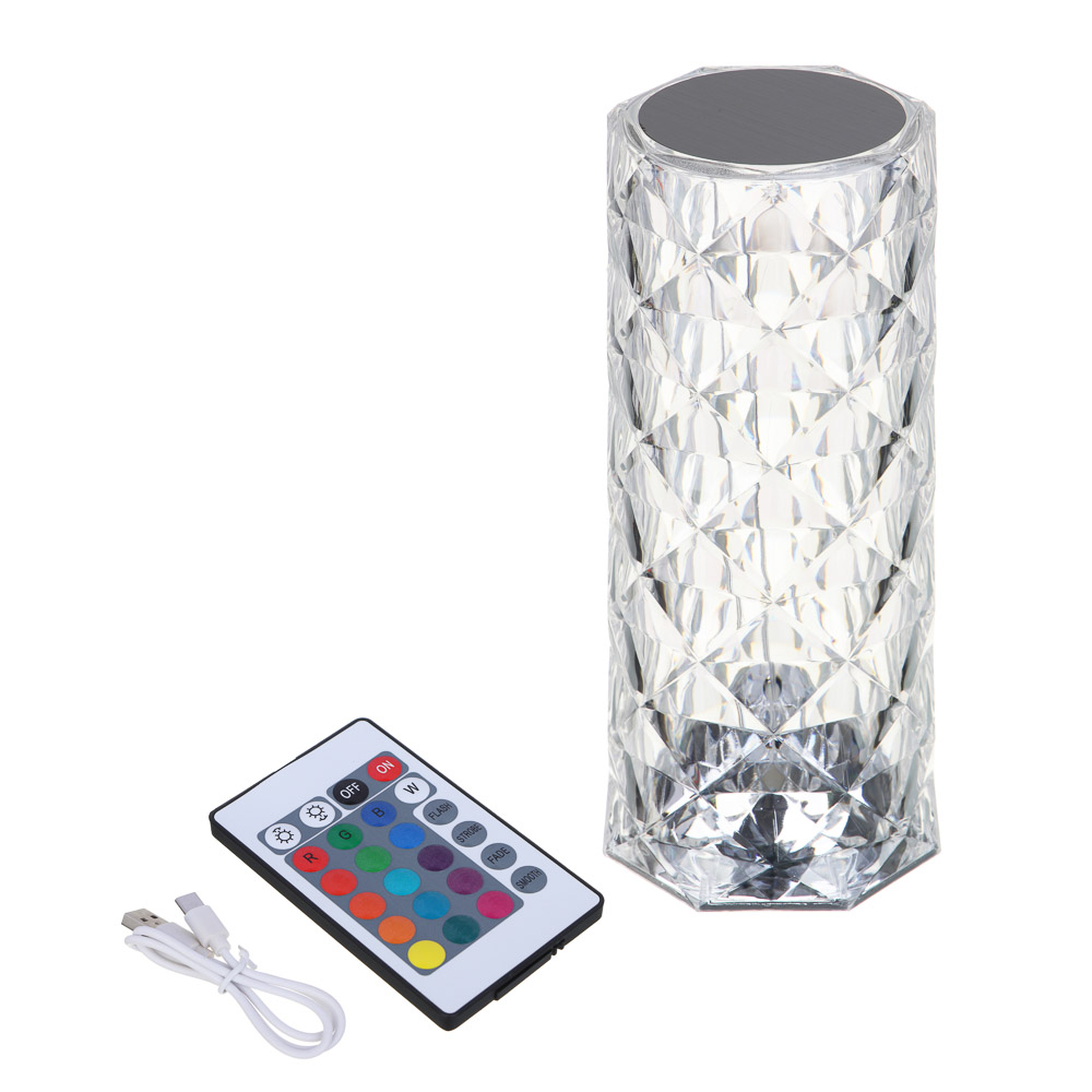 Светильник LED, USB, акрил, 9х21см, арт.№ 695-020