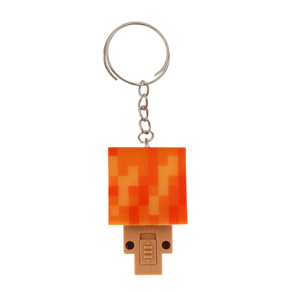 Игрушка брелок "Мультяшки", ИГРОЛЕНД, ABS, металл, LR41х3шт, 5см, арт.№ 295-308