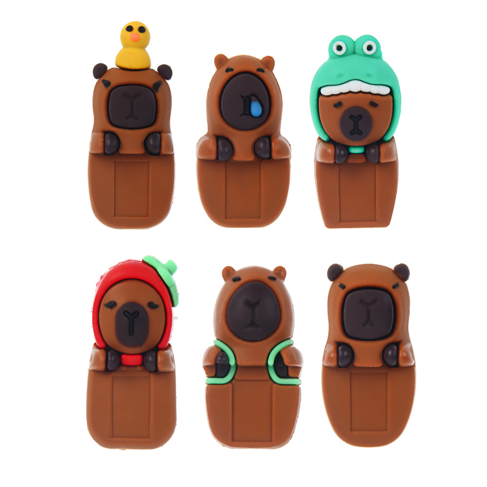 Игрушка сюрприз фигурка на телефон, компьютер , PP, 2,5х2,5х10,1см, 7 дизайнов, арт.№ 274-299