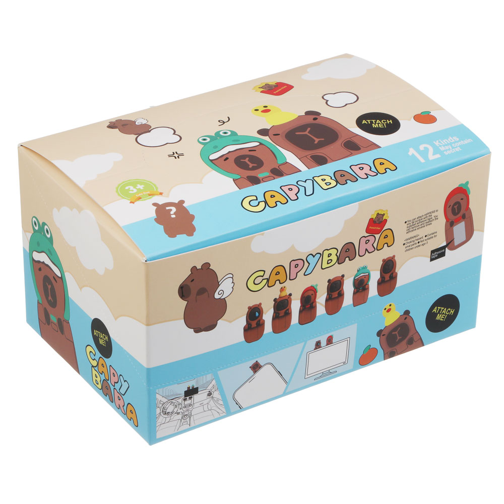 Игрушка сюрприз фигурка на телефон, компьютер , PP, 2,5х2,5х10,1см, 7 дизайнов, арт.№ 274-299