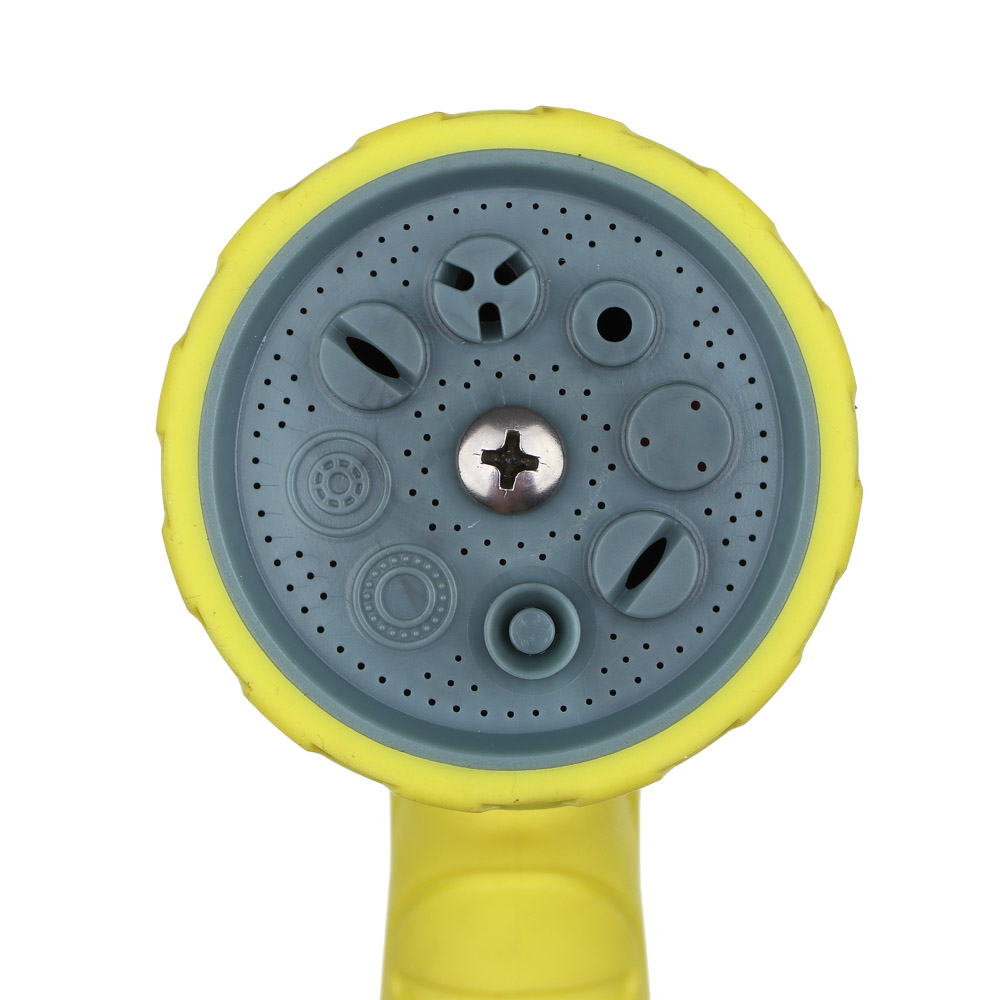 INBLOOM Пистолет садовый для полива 8 реж, ВКЛ/ВЫКЛ распылительной форсунки, сплав цинка, пластик, арт.№ 161-025