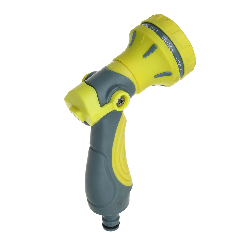 INBLOOM Пистолет садовый для полива 8 реж, ВКЛ/ВЫКЛ распылительной форсунки, сплав цинка, пластик, арт.№ 161-025