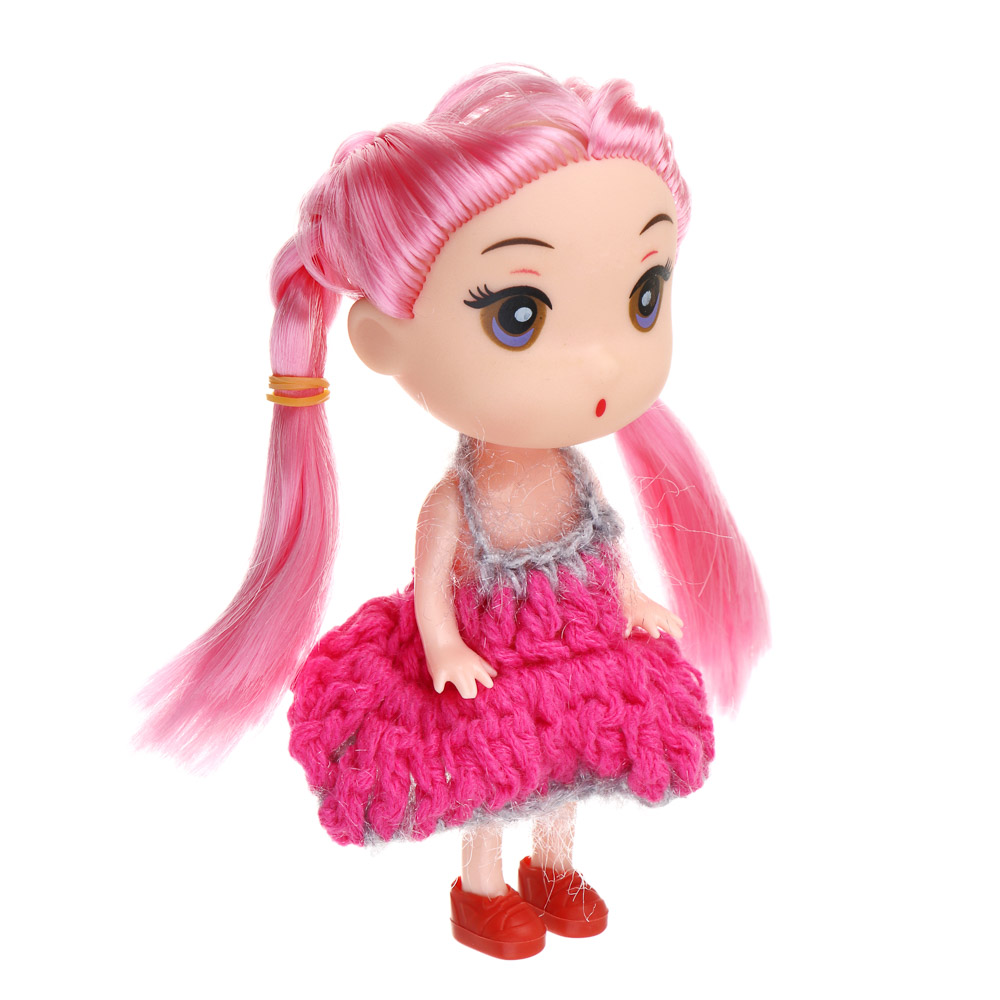 ИГРОЛЕНД Кукла 11 см с аксессуарами, PP, ABS, 21,5х4,5х16,5см, 3 дизайна, арт.№ 436-128