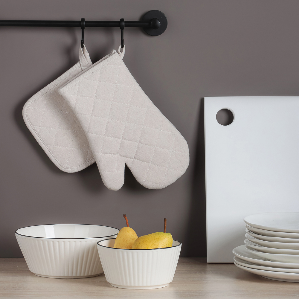 PROVANCE Эко Прихватка-варежка, 70% полиэстер, 30% хлопок, 16х28см, арт.№ 493-129