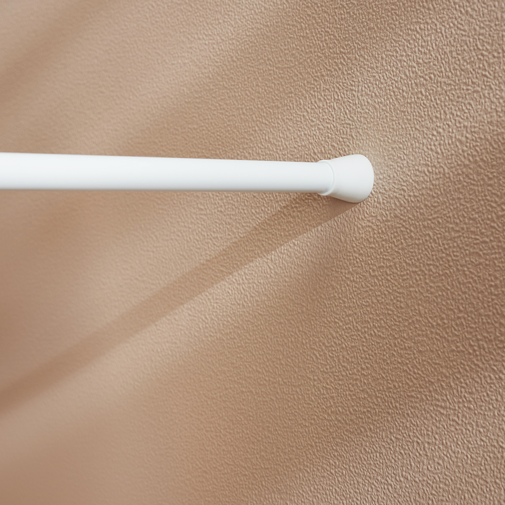 Карниз для шторы в ванную тм VETTA, 2м, телескопический, сталь, белый, арт.№ 464-010