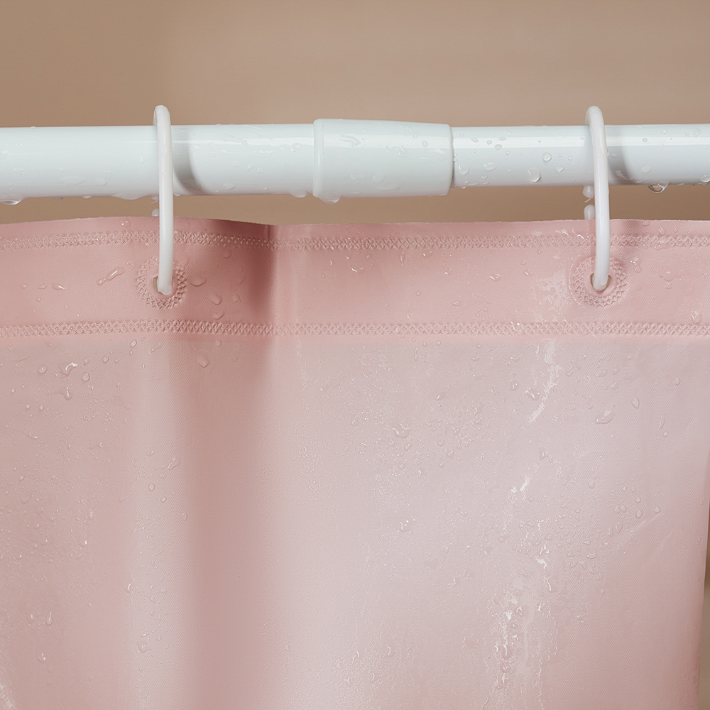 Карниз для шторы в ванную тм VETTA, 2м, телескопический, сталь, белый, арт.№ 464-010