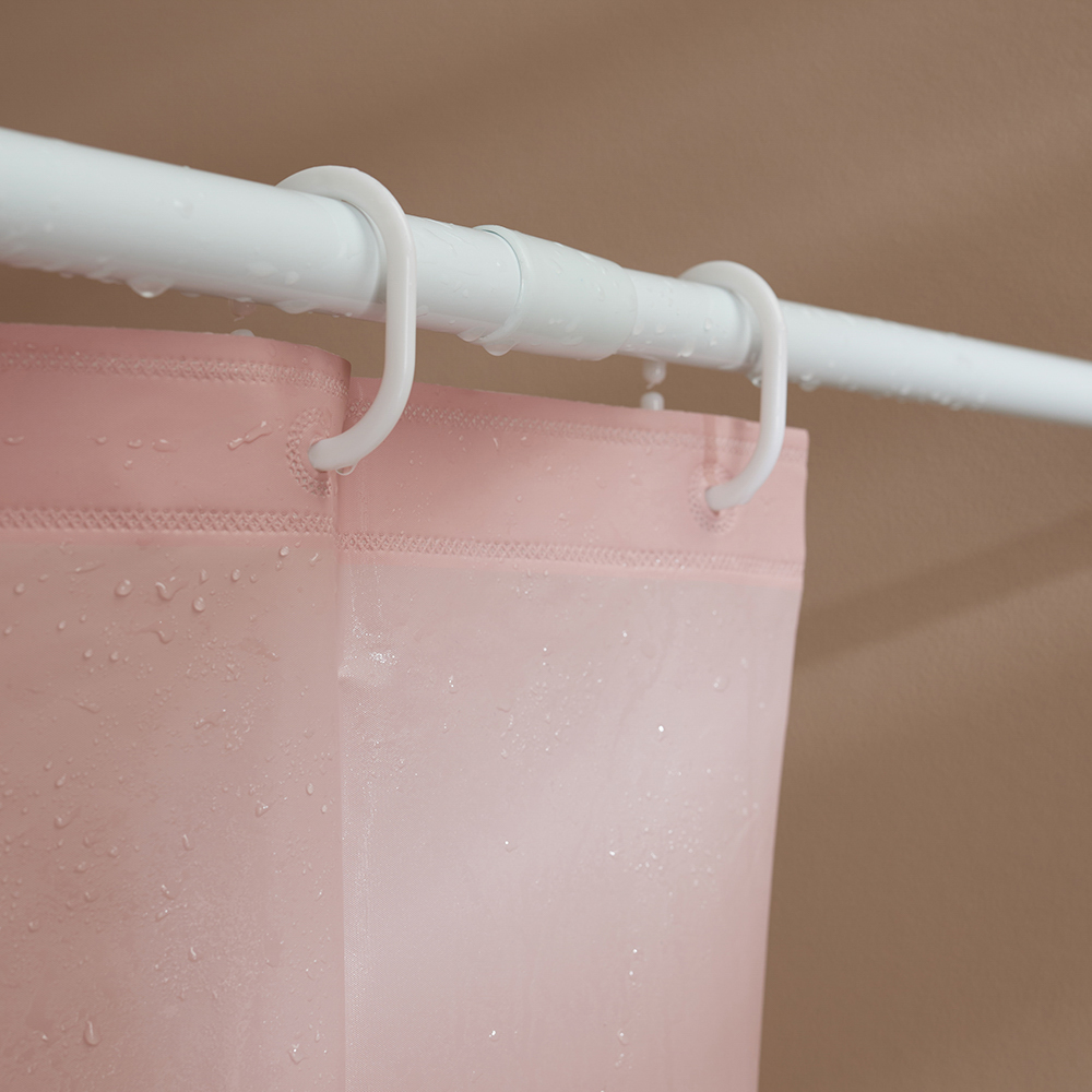 Карниз для шторы в ванную тм VETTA, 2м, телескопический, сталь, белый, арт.№ 464-010