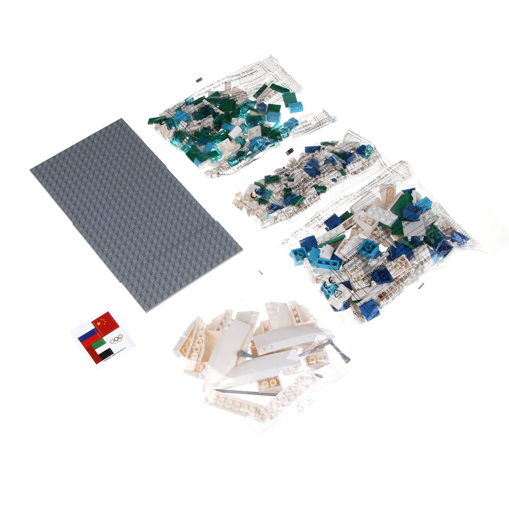 BY Русские Супергерои Конструктор "Стадион Фишт", 395-418 деталей, ABS, 30х20х6см, арт.№ 265-644