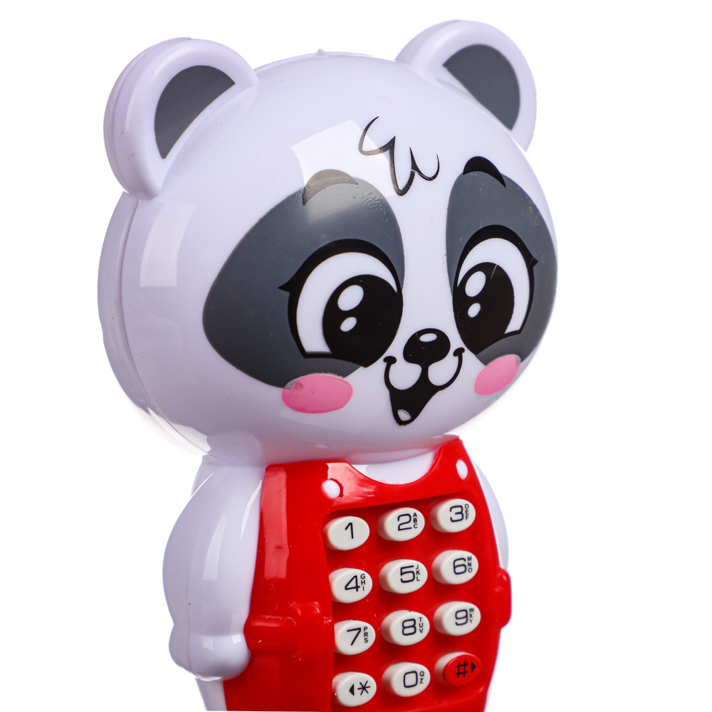 ZABIAKA Игрушка музыкальная "Забавный мишутка", звук, пластик, 7,5х3,5х10,5 см, арт.№ 272-853