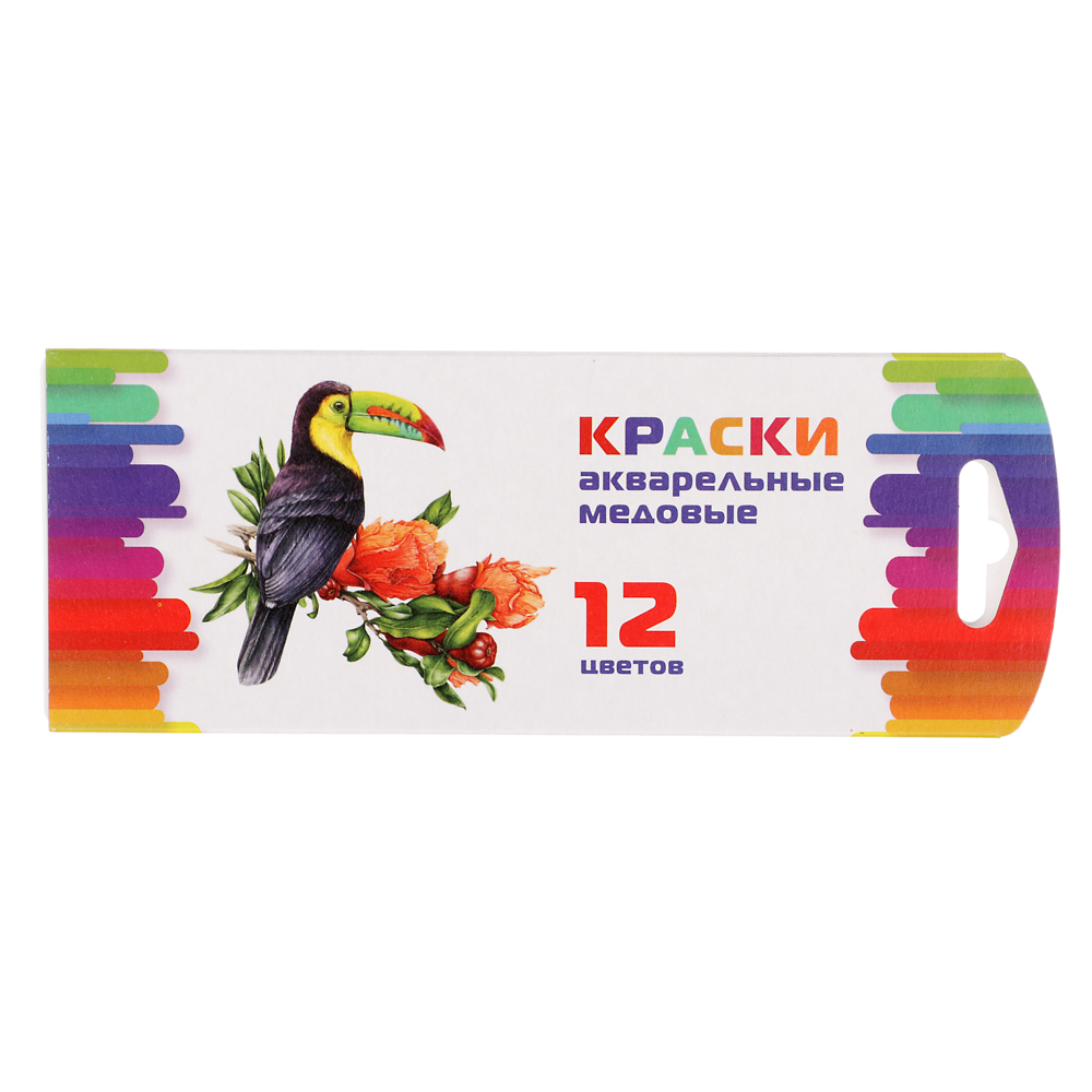 Акварель 12цв. ClipStudio без кисти, в картонной упаковке, гибкий пластик, арт.№ 231-094