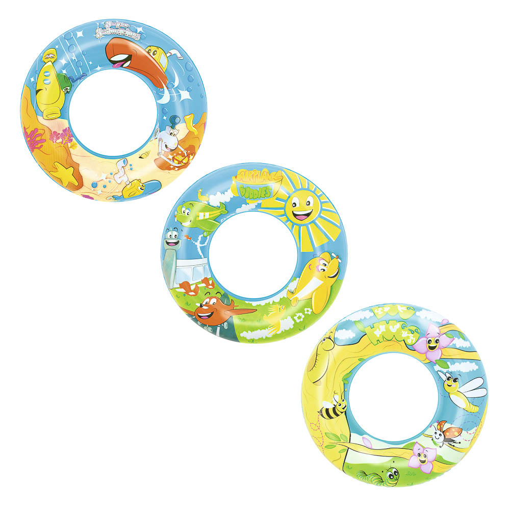 BESTWAY Плавательный круг SWEET CREATURE, 56см, ПВХ, дизайнерский, 36013, арт.№ 091-104