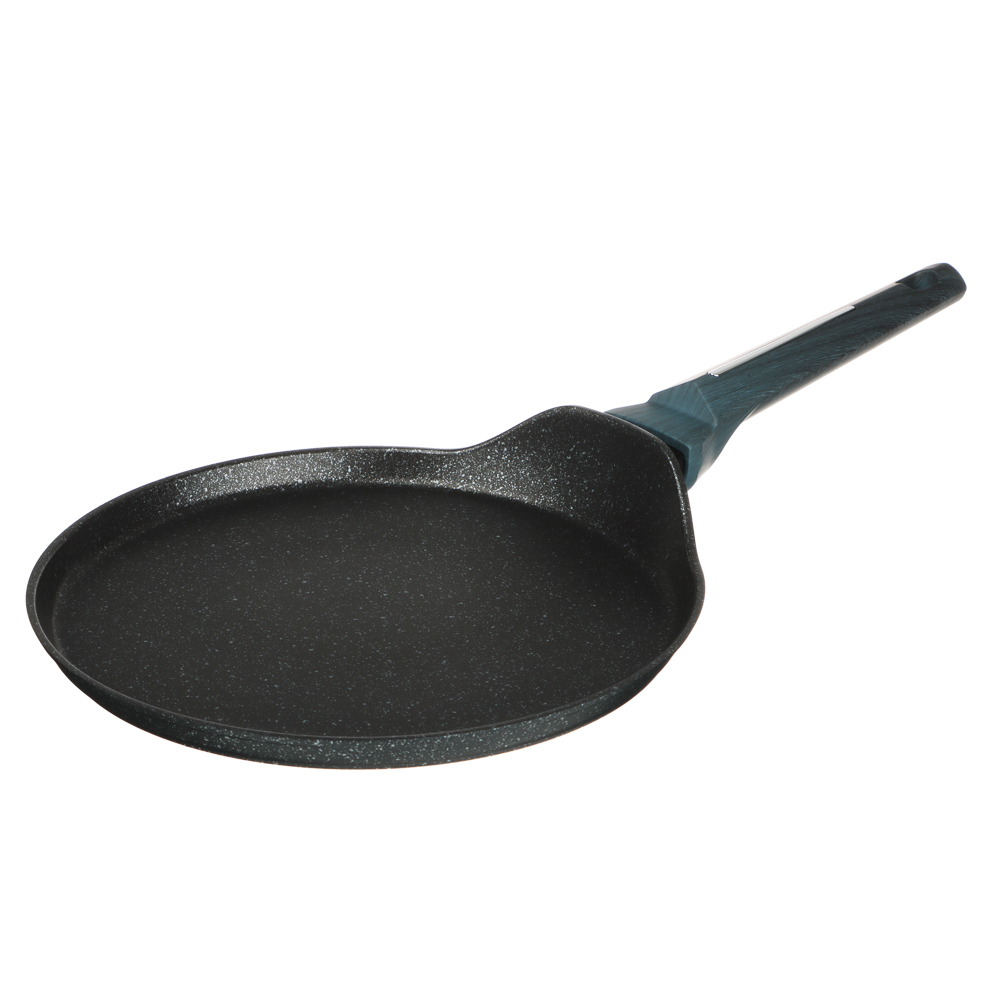 SATOSHI Гардан Сковорода литая блинная d24см, антипригарное покрытие мрамор, индукция, арт.№ 846-674