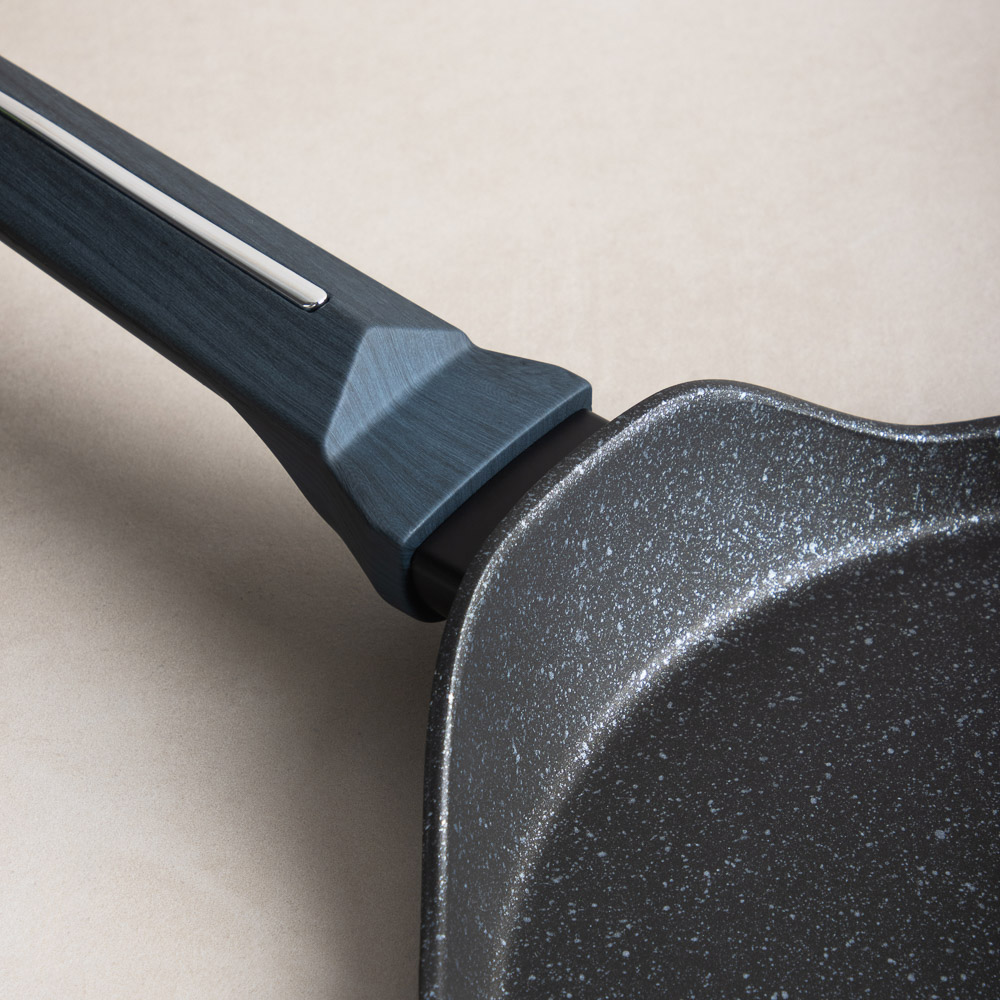 SATOSHI Гардан Сковорода литая блинная d24см, антипригарное покрытие мрамор, индукция, арт.№ 846-674