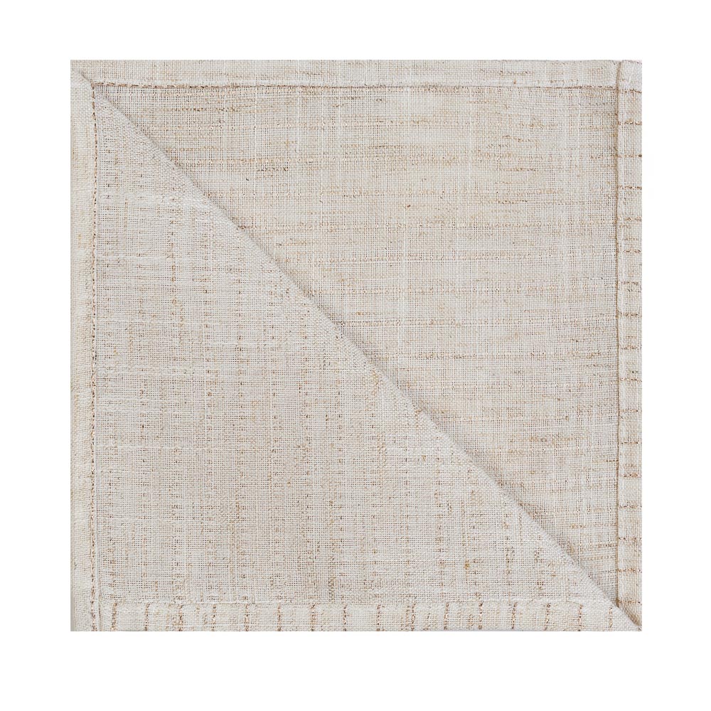 BY COLLECTION White Line Салфетка сервировочная, 2шт в комплекте, 40х40см, 85% полиэстер, 15% лен, арт.№ 488-109