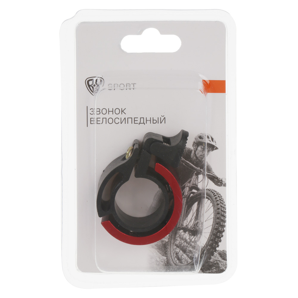 Звонок велосипедный, тм BY SPORT, d=4.5см, пластик, алюминий, 3 цвета, арт.№ 195-104