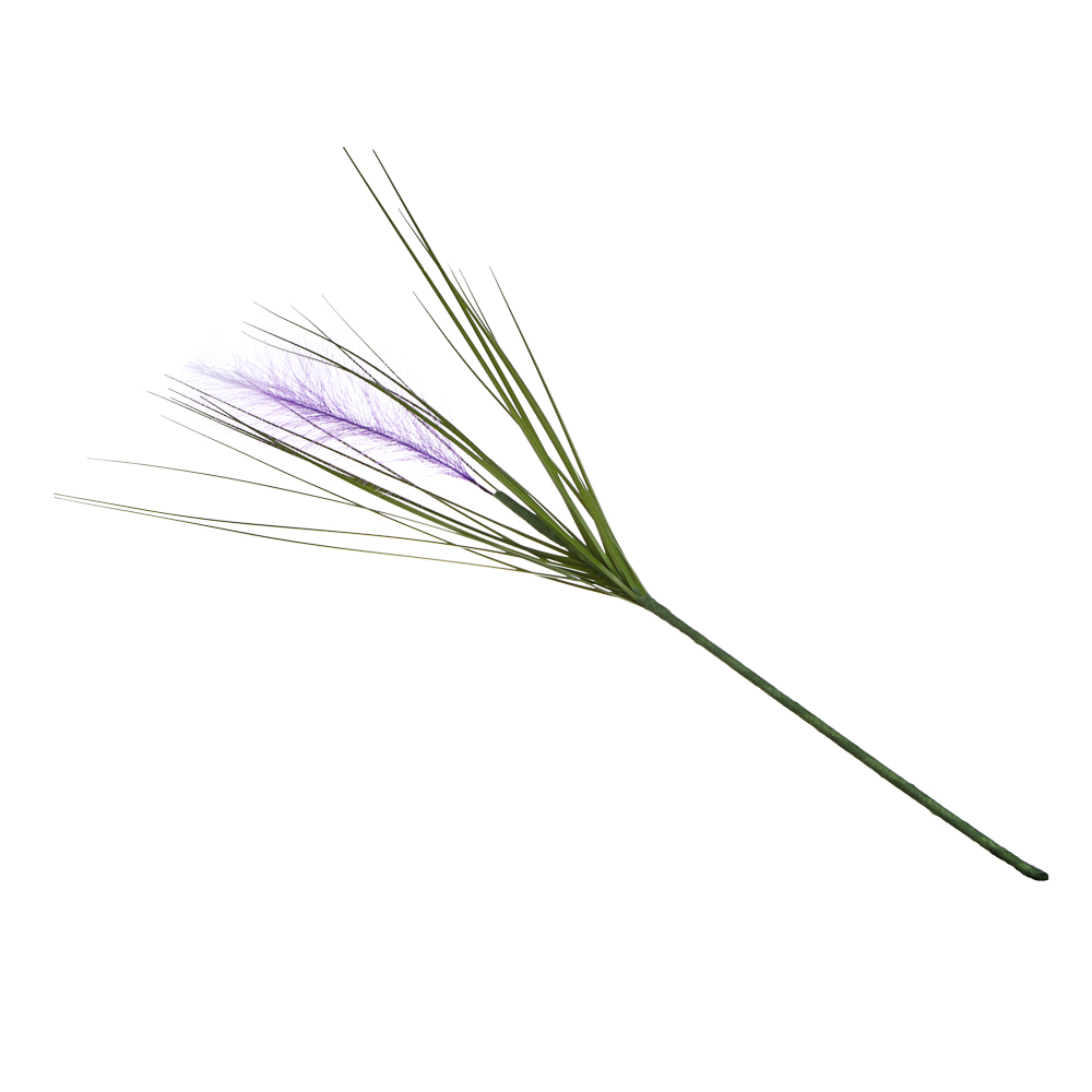 Ветка искусственная декоративная тм LADECOR с пампасной травой, длина 70 см, арт.№ 426-017