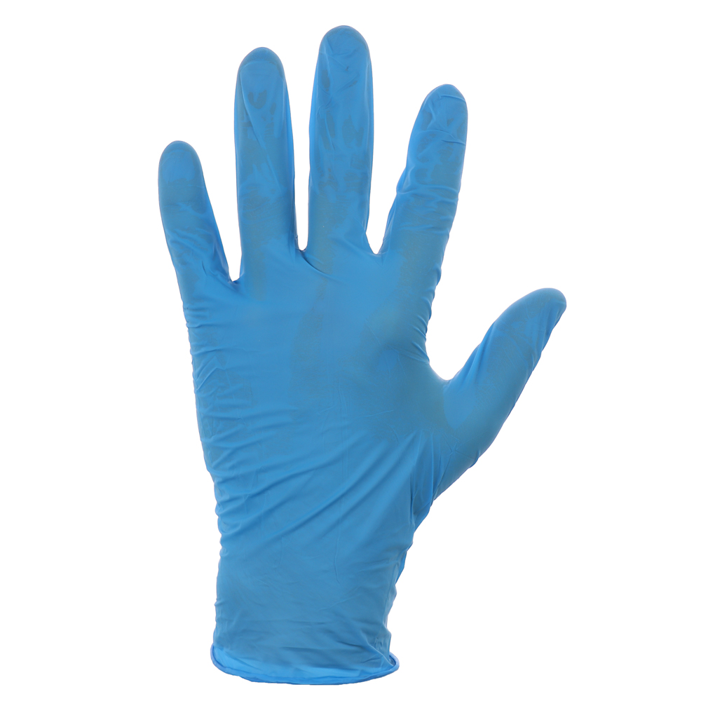 Перчатки тм VETTA, размер S/M/L, нитрил, 10шт, голубой цвет, арт.№ 447-042