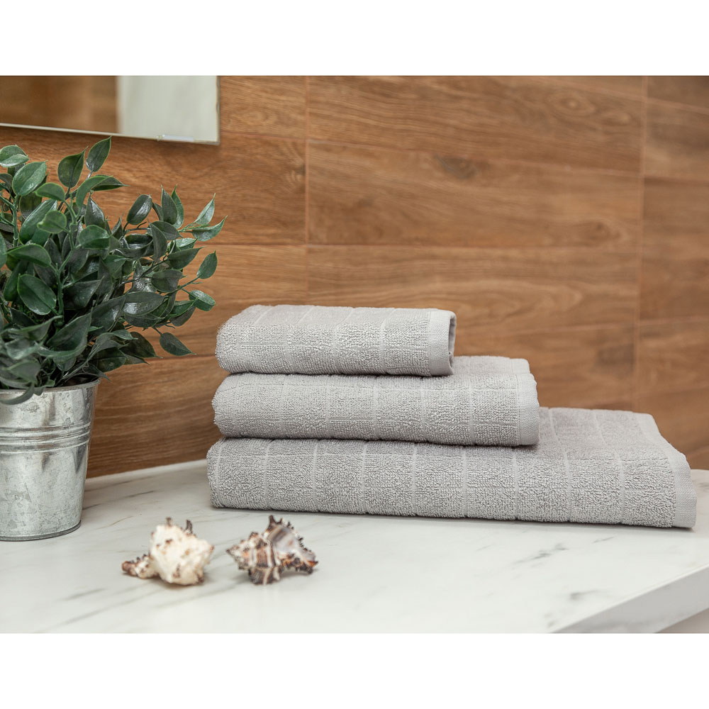 PROVANCE Линт Полотенце махровое, 100% хлопок, 30х70см, серый, арт.№ 484-024