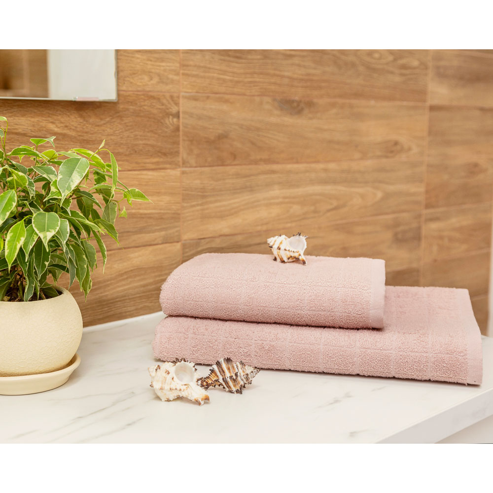 PROVANCE Линт Полотенце махровое, 100% хлопок, 50х90см, пыльно-розовый, арт.№ 484-018