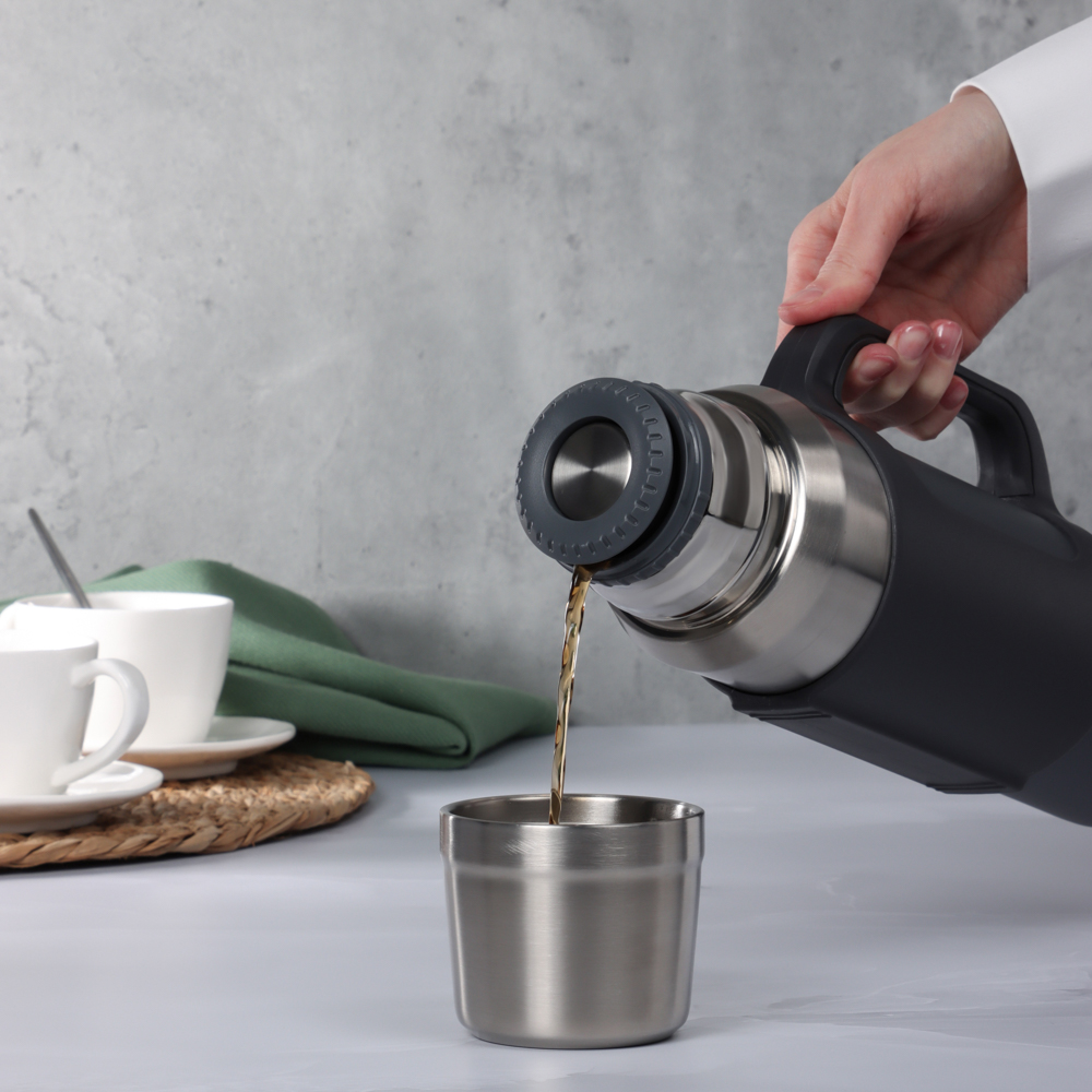 SATOSHI Бейтс Термос 1,20л, для напитков с ручкой, нержавеющая сталь 18/10, арт.№ 841-029