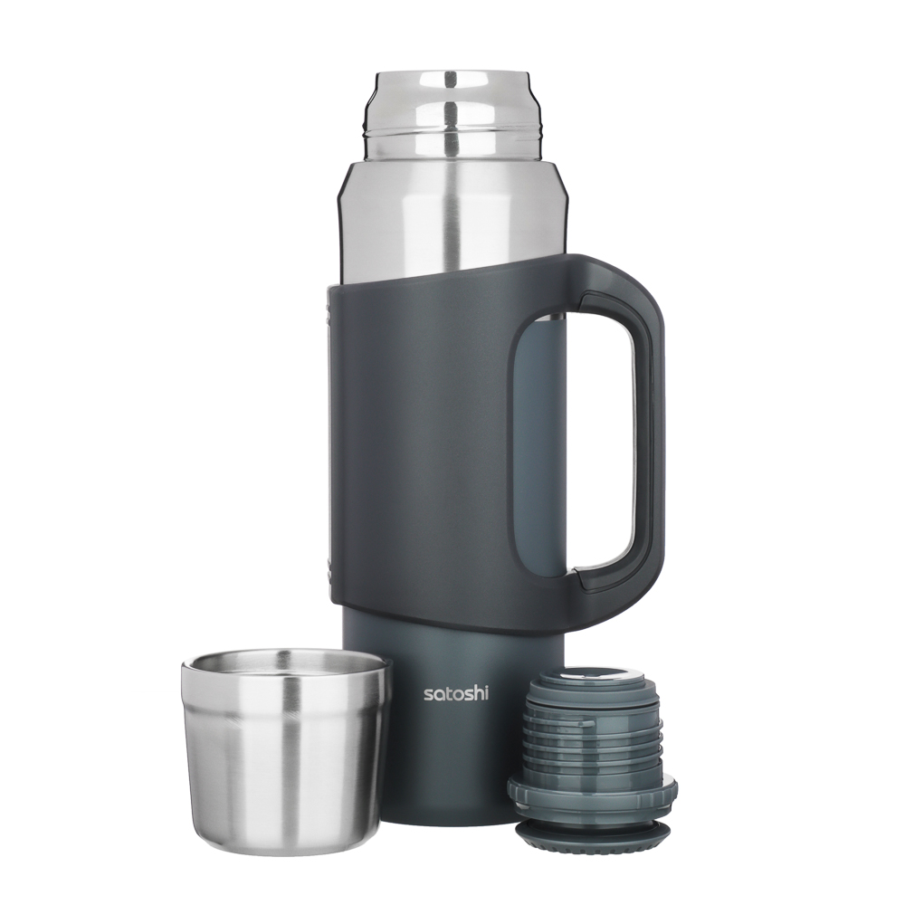 SATOSHI Бейтс Термос 1,20л, для напитков с ручкой, нержавеющая сталь 18/10, арт.№ 841-029