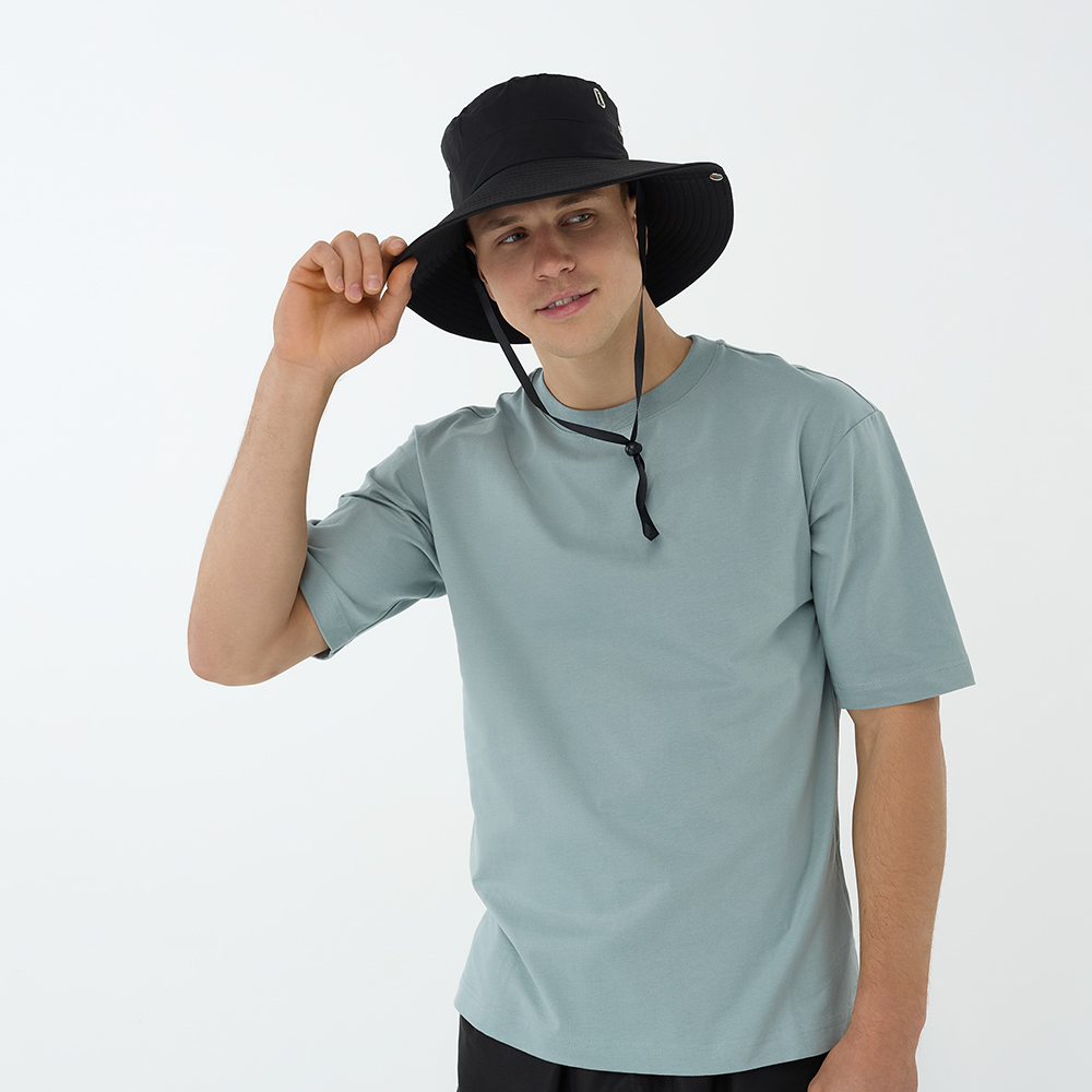 GALANTE Панама взрослая, р.58, 100% полиэстер, черный, ВЛ25-11, #2, арт.№ 314-951