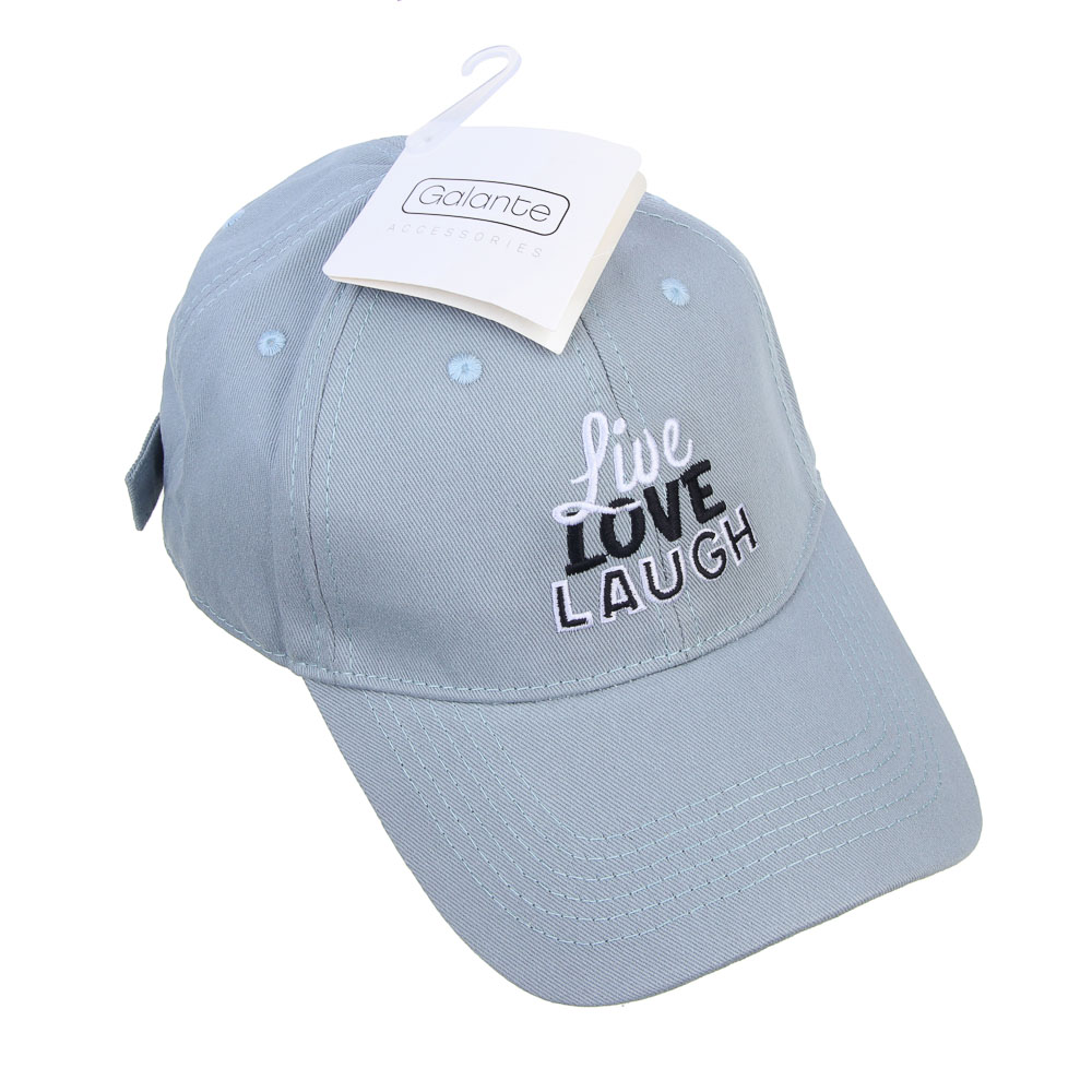 GALANTE Кепка для взрослых, р.56-58, 100% хлопок, голубой, ВЛ25-13, #2, арт.№ 314-955