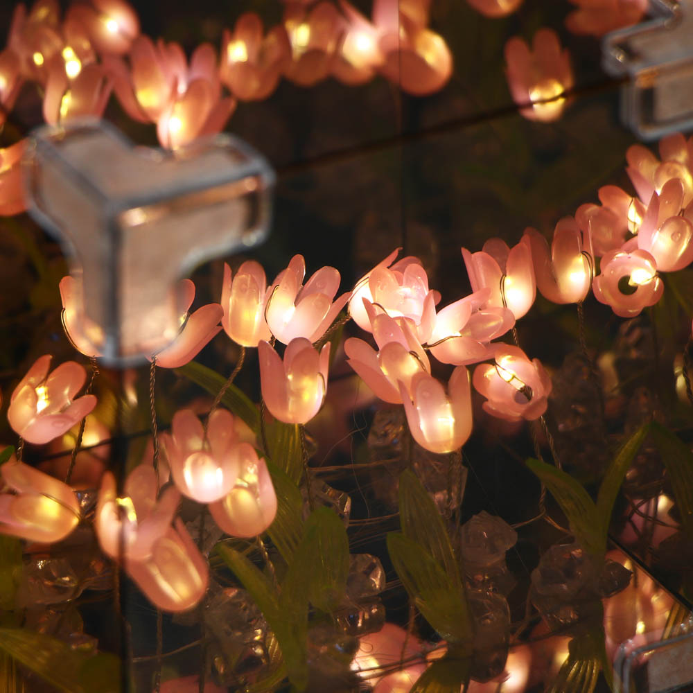 Ночник 3d с тюльпанами, 10х10см, пластик, 3хAG13, 3 вида, арт.№ 171-025