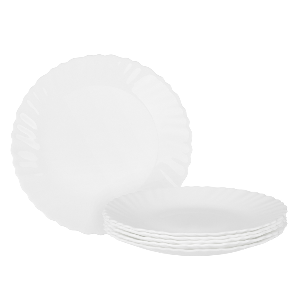 GT Набор столовой посуды 19пр., опаловое стекло, круглый, арт.№ 818-335