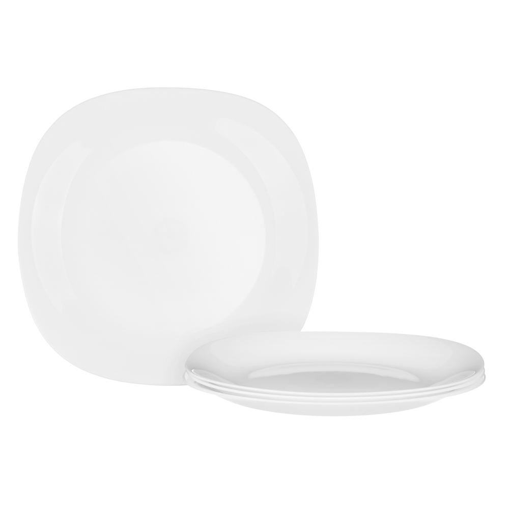 GT Набор столовой посуды 16пр., опаловое стекло, квадратный, арт.№ 818-338