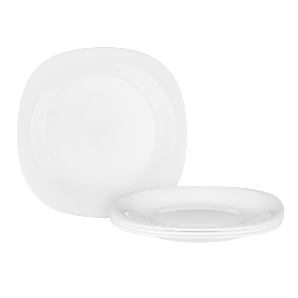 GT Набор столовой посуды 16пр., опаловое стекло, квадратный, арт.№ 818-338