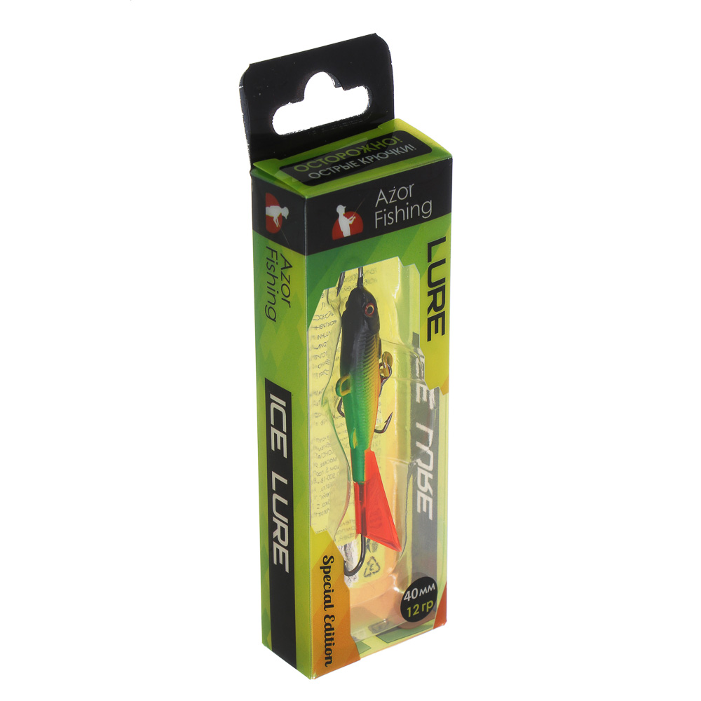 Балансир "Фишер" тм AZOR FISHING, 12 гр, 4см, 5 цветов, арт.№ 125-093