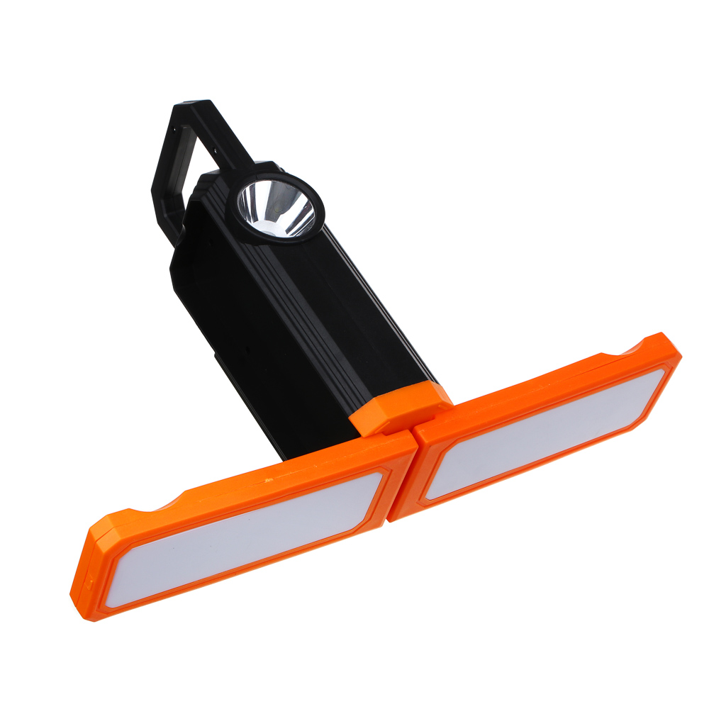 Фонарь-светильник тм ЕРМАК, 1 LED+42 SMD LED, 6 режимов, солнечная батарея, 1800мАч, 90х200х50 мм, арт.№ 225-039