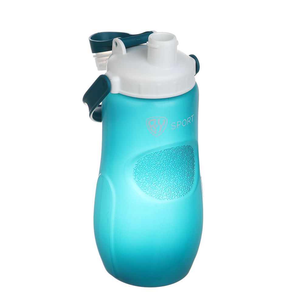 Бутылка для воды тм BY SPORT, 1000мл, 23,5х9,5см, PP, 3 цвета, арт.№ 088-139