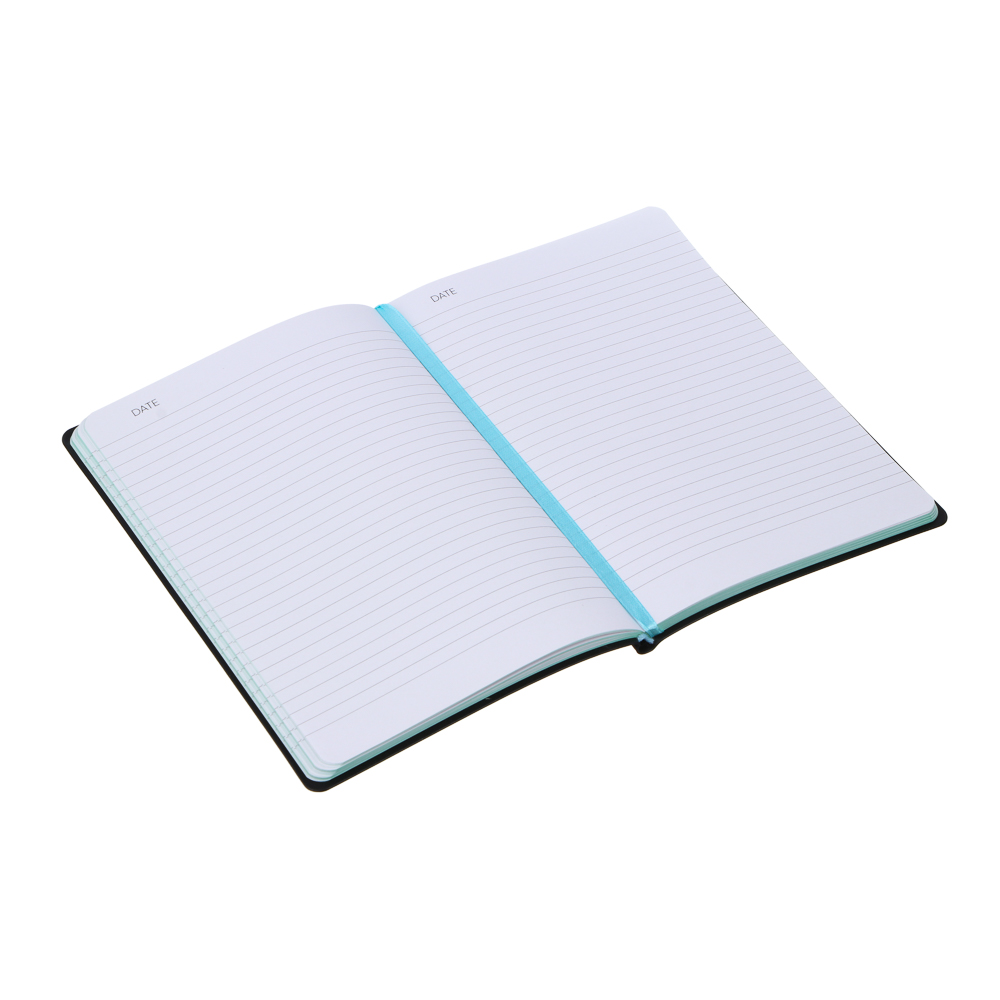 Бизнес - блокнот "НОУТС" А5, 192 стр., гибкая обл., иск.кожа "софт тач", цв.срез, 3 дизайна, арт.№ 572-201