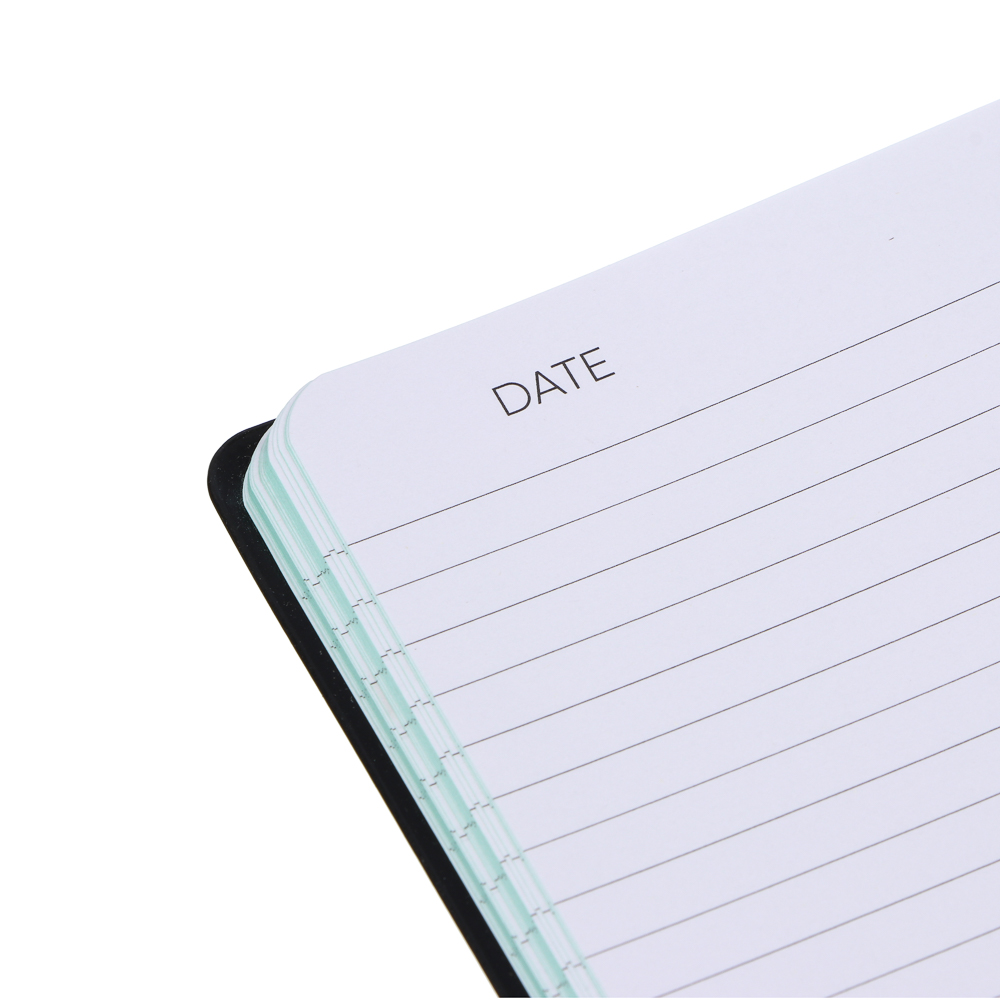 Бизнес - блокнот "НОУТС" А5, 192 стр., гибкая обл., иск.кожа "софт тач", цв.срез, 3 дизайна, арт.№ 572-201