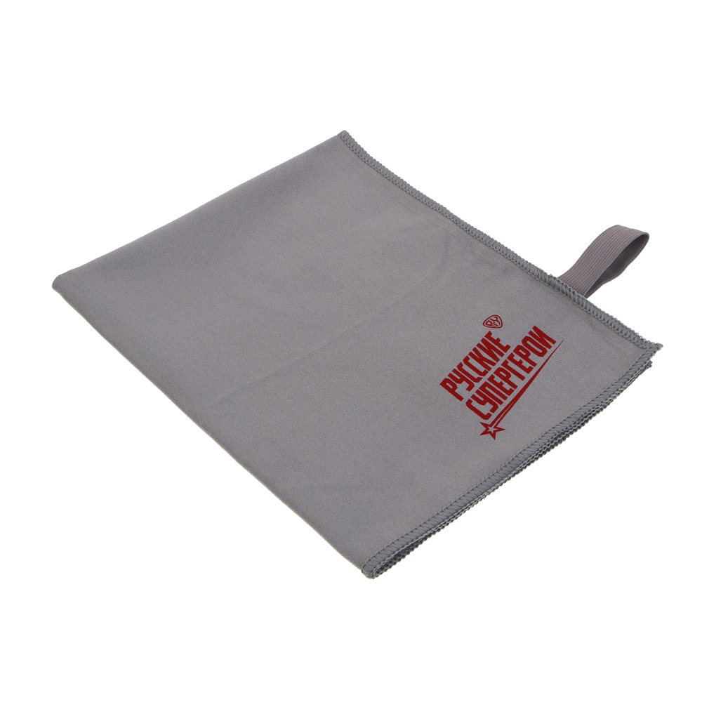 Полотенце спортивное из микрофибры тм BY Русские Супергерои, 40х50см, полиэстер, нейлон, 4 цвета, арт.№ 087-015