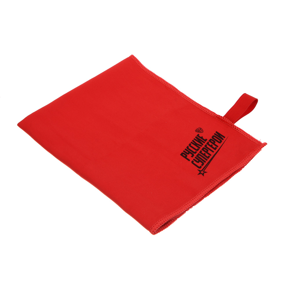 Полотенце спортивное из микрофибры тм BY Русские Супергерои, 40х50см, полиэстер, нейлон, 4 цвета, арт.№ 087-015