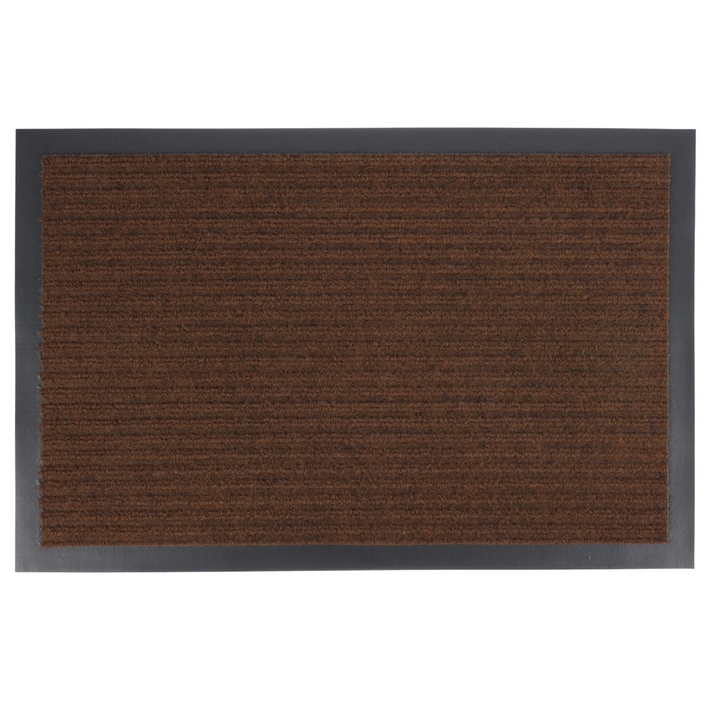 Коврик влаговпитывающий SINDBAD Т202/2 40см х 60см х 8мм, в полоску, коричневый, арт.№ 466-400