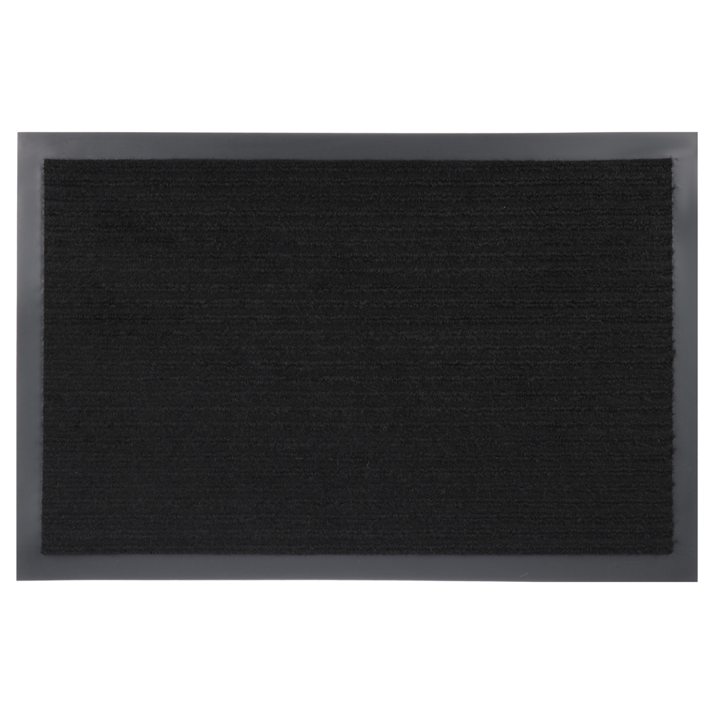 Коврик влаговпитывающий SINDBAD Т202/5 40см х 60см х 8мм, в полоску, темно-серый, арт.№ 466-401