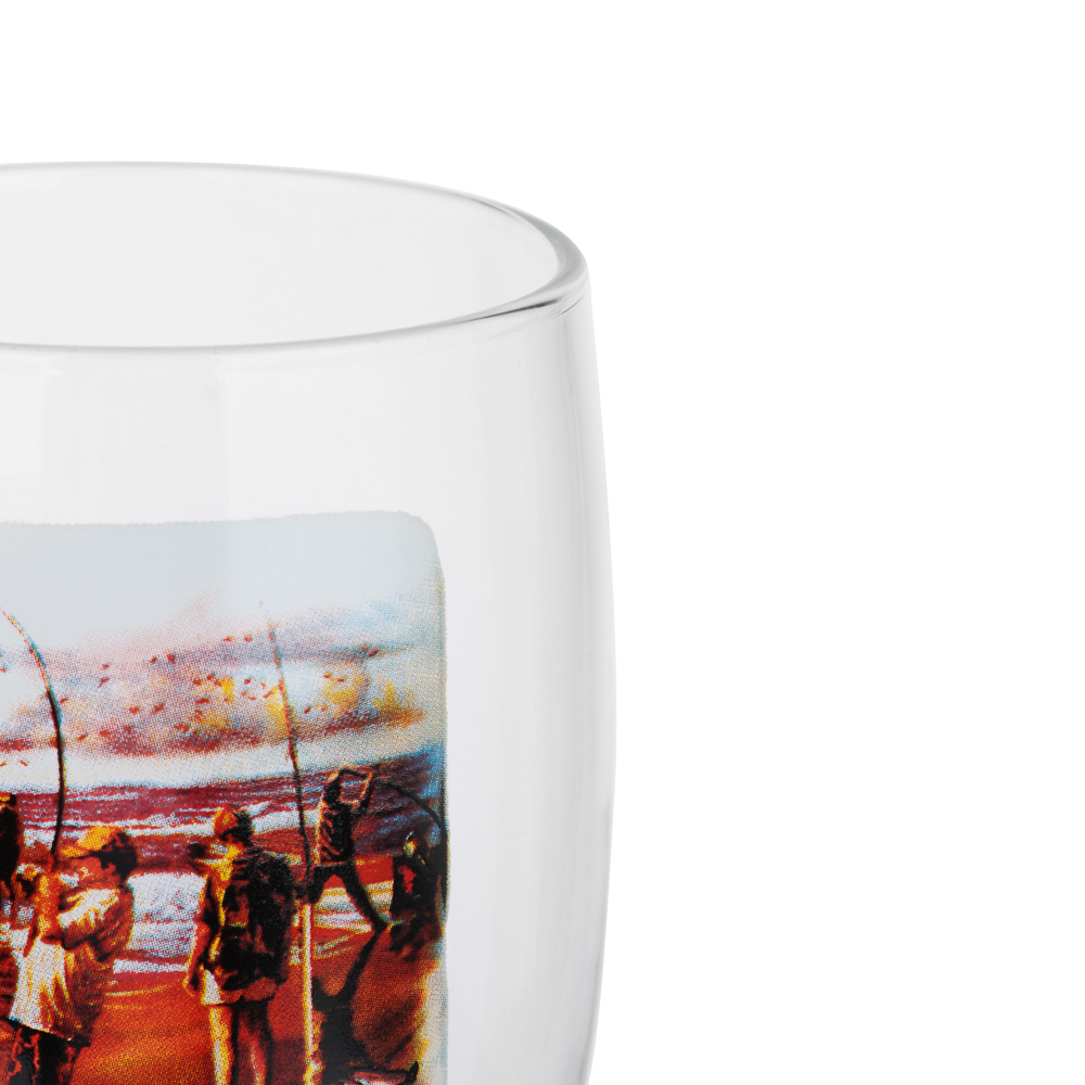 Стакан для пива Тюлип 570 мл, Охота-рыбалка, стекло, 8 дизайнов, арт.№ 878-591