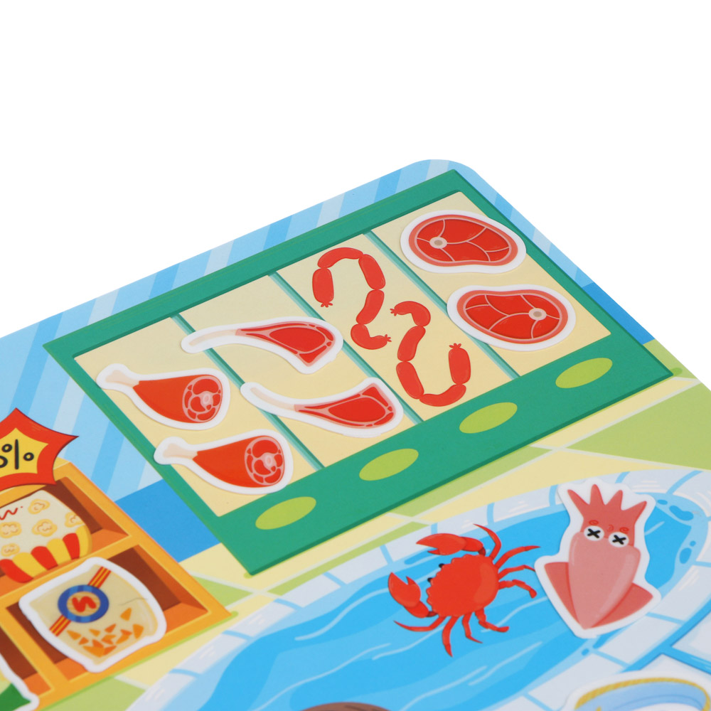 Набор многоразовых наклеек бумага, картон, 22,5х30х0,4см, 5 дизайнов, арт.№ 889-094